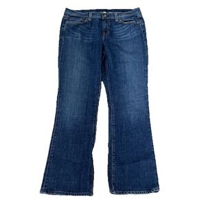 Gap 1969 Low Rise Bootcut Jeans Women's 12 Medium Wash Stretch Denim Y2K 2000s